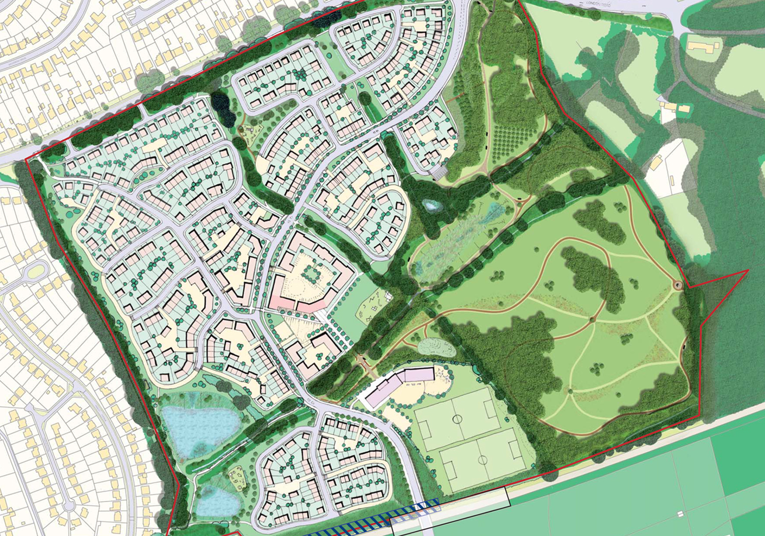 Montague Park Suitable Alternative Natural Greenspace, Wokingham