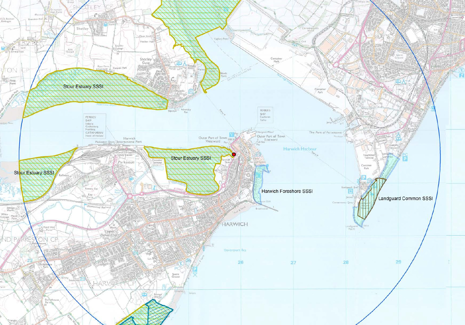 Gas House Creek Carpark, Harwich, Essex